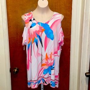 Plus Size Fancy Top 1x NWT